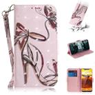 3D Painting Pattern Coloured Drawing Horizontal Flip Leather Case with Holder & Card Slots & Wallet For Nokia 8.1 / X7(Butterfly High Heels) - 1
