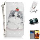 3D Painting Pattern Coloured Drawing Horizontal Flip Leather Case with Holder & Card Slots & Wallet For Nokia 8.1 / X7(Cute Cat) - 1