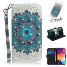 3D Painting Pattern Coloured Drawing Horizontal Flip Leather Case with Holder & Card Slots & Wallet For Galaxy A50(Paecock) - 1