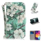 3D Painting Pattern Coloured Drawing Horizontal Flip Leather Case with Holder & Card Slots & Wallet For Galaxy A50(Watercolor Flower) - 1