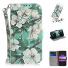 3D Painting Pattern Coloured Drawing Horizontal Flip Leather Case with Holder & Card Slots & Wallet For Sony Xperia 1 / Xperia XZ4(Watercolor Flower) - 1