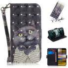 3D Painting Pattern Coloured Drawing Horizontal Flip Leather Case with Holder & Card Slots & Wallet For Sony Xperia 10 Plus(Hug Cat) - 1