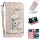 3D Painting Pattern Coloured Drawing Horizontal Flip Leather Case with Holder & Card Slots & Wallet For Sony Xperia 10(Three Squirrels) - 1