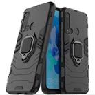 PC + TPU Shockproof Protective Case for Huawei P20 Lite 2019 / nova 5i, with Magnetic Ring Holder(Black) - 1