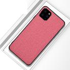 Shockproof Cloth Texture PC+ TPU Protective Case for iPhone 11 Pro(Pink) - 1