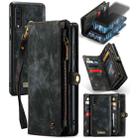CaseMe-008 For Samaung Galaxy A30S／A50S／A50 Detachable Multifunctional Flip Leather Case (Black) - 1