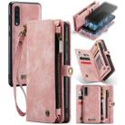 CaseMe-008 For Samaung Galaxy A30S／A50S／A50 Detachable Multifunctional Flip Leather Case (Pink) - 1