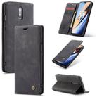 CaseMe-013 Multifunctional Horizontal Flip Leather Case with Card Slot & Holder for Huawei P20 Lite(Black) - 1