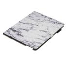 3D Horizontal Flip Leather Case with Holder & Card Slots For New iPad (iPad 3)(White Marble) - 2