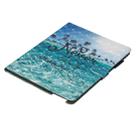 3D Horizontal Flip Leather Case with Holder & Card Slots For New iPad (iPad 3)(Blue Coconut Grove) - 2