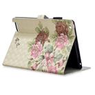 3D Horizontal Flip Leather Case with Holder & Card Slots For New iPad (iPad 3)(Flower Butterfly) - 4