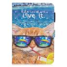 3D Horizontal Flip Leather Case with Holder & Card Slots For iPad mini 5 & 4 & 3 & 2 & 1 (Undersea Cat) - 1