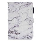 3D Horizontal Flip Leather Case with Holder & Card Slots For  Galaxy Tab A 8 (2019)(White Marble) - 1