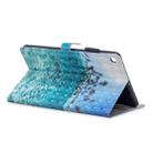 3D Horizontal Flip Leather Case with Holder & Card Slots For Galaxy Tab A 10.1 (2019)(Blue Coconut Grove) - 4