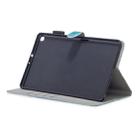 3D Horizontal Flip Leather Case with Holder & Card Slots For Galaxy Tab A 10.1 (2019)(Blue Coconut Grove) - 5