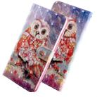 3D Coloured Drawing Pattern Horizontal Flip Leather Case with Holder & Card Slots & Wallet & Lanyard for Xiaomi Redmi 7S / Redmi Note 7 Pro(Coloured Owl) - 1