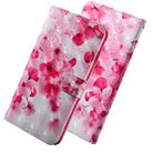 3D Coloured Drawing Pattern Horizontal Flip Leather Case with Holder & Card Slots & Wallet & Lanyard for Galaxy A10E / A20E(Red Flower) - 1
