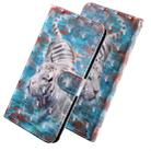 3D Coloured Drawing Pattern Horizontal Flip Leather Case with Holder & Card Slots & Wallet & Lanyard for Galaxy A10E / A20E(Downhill Tiger) - 1