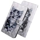 3D Coloured Drawing Pattern Horizontal Flip Leather Case with Holder & Card Slots & Wallet & Lanyard for Galaxy A10E / A20E(Cheshire Cat) - 1