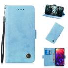 Multifunctional Horizontal Flip Retro Leather Case with Card Slot & Holder for Huawei P30 Pro(Sky Blue) - 1