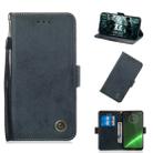 Multifunctional Horizontal Flip Retro Leather Case with Card Slot & Holder for Motorola G7 Play(Black) - 1