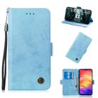 Multifunctional Horizontal Flip Retro Leather Case with Card Slot & Holder for Nokia 8.1(Sky Blue) - 1