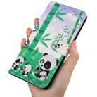 For iPhone X / XS 3D Painting Pattern Coloured Drawing Horizontal Flip TPU + PU Leather Case with Holder & Card Slots & Wallet(Bamboo Panda) - 5
