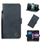 Multifunctional Horizontal Flip Retro Leather Case with Card Slot & Holder for Sony Xperia 10(Black) - 1