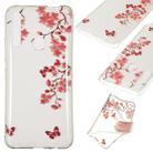 Coloured Drawing Transparent Clear TPU Case for Huawei P Smart Z(Maple leaves) - 1