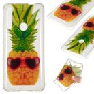 Coloured Drawing Transparent Clear TPU Case for Huawei P Smart Z(Pineapple) - 1