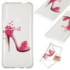 Coloured Drawing Transparent Clear TPU Case for Huawei P Smart Z(High-heeled shoes) - 1