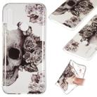 Coloured Drawing Transparent Clear TPU Case for Huawei P20 lite (2019)(Skull) - 1