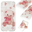 Coloured Drawing Transparent Clear TPU Case(Little bear) - 1