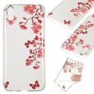 Coloured Drawing Transparent Clear TPU Case(Maple leaves) - 1