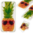 Coloured Drawing Transparent Clear TPU Case(Pineapple) - 1