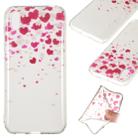 Coloured Drawing Transparent Clear TPU Case(Love) - 1