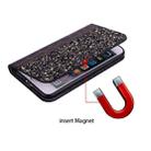 Crocodile Texture Glitter Powder Horizontal Flip Leather Case with Card Slots & Holder for iPhone 11(Black) - 6