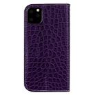 Crocodile Texture Glitter Powder Horizontal Flip Leather Case with Card Slots & Holder for iPhone 11(Purple) - 3