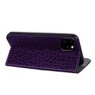 Crocodile Texture Glitter Powder Horizontal Flip Leather Case with Card Slots & Holder for iPhone 11(Purple) - 4