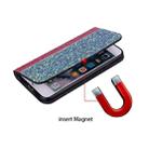 Crocodile Texture Glitter Powder Horizontal Flip Leather Case with Card Slots & Holder for iPhone 11(Red Wine) - 6