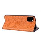 Crocodile Texture Glitter Powder Horizontal Flip Leather Case with Card Slots & Holder for iPhone 11(Orange) - 4