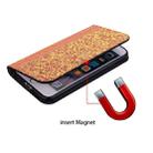 Crocodile Texture Glitter Powder Horizontal Flip Leather Case with Card Slots & Holder for iPhone 11(Orange) - 6