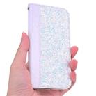 Crocodile Texture Glitter Powder Horizontal Flip Leather Case with Card Slots & Holder for iPhone 11 Pro Max(White) - 8