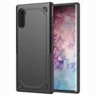 Shockproof Rugged Armor Protective Case for Galaxy Note 10(Black) - 1