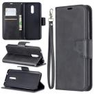 Retro Lambskin Texture Pure Color Horizontal Flip PU Leather Case with Holder & Card Slots & Wallet & Lanyard for Nokia 3.2(Black) - 1