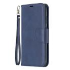 Retro Lambskin Texture Pure Color Horizontal Flip PU Leather Case with Holder & Card Slots & Wallet & Lanyard for Huawei P20 lite (2019) / nova 5i(Blue) - 2