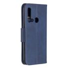 Retro Lambskin Texture Pure Color Horizontal Flip PU Leather Case with Holder & Card Slots & Wallet & Lanyard for Huawei P20 lite (2019) / nova 5i(Blue) - 3