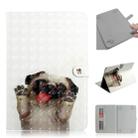 3D Colored Drawing Universal Horizontal Flip Leather Case, with Holder & Card Slot & Wallet for 7 inch Tablet PC(Pug) - 1