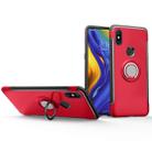 Magnetic 360 Degrees Rotation Ring Armor Phone Protective Case for Xiaomi Mix 3(Red) - 1