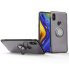 Magnetic 360 Degrees Rotation Ring Armor Phone Protective Case for Xiaomi Mix 3(Grey) - 1